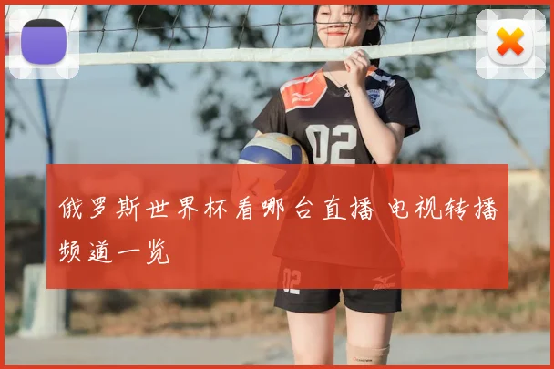 俄罗斯世界杯看哪台直播 电视转播频道一览