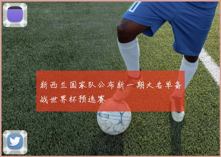 新西兰国家队公布新一期大名单备战世界杯预选赛
